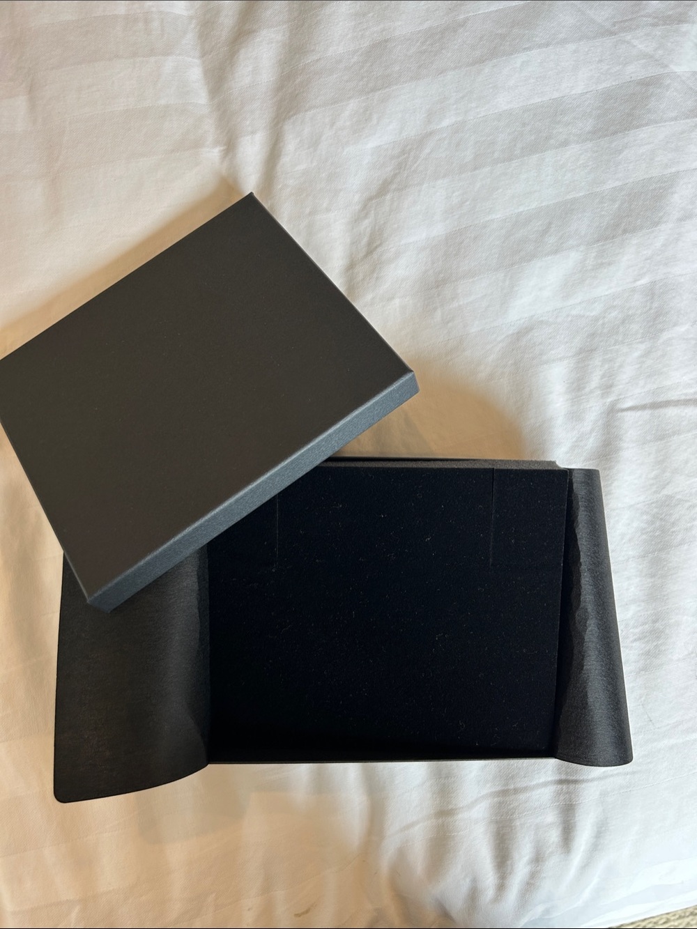 Black Jewelry Organizer Gift Box - Tennis Necklace